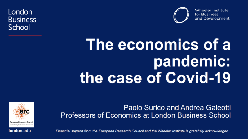 how to solve economic problems during pandemic