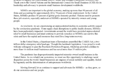 US Senator Marco Rubio, Addresses MSME Day