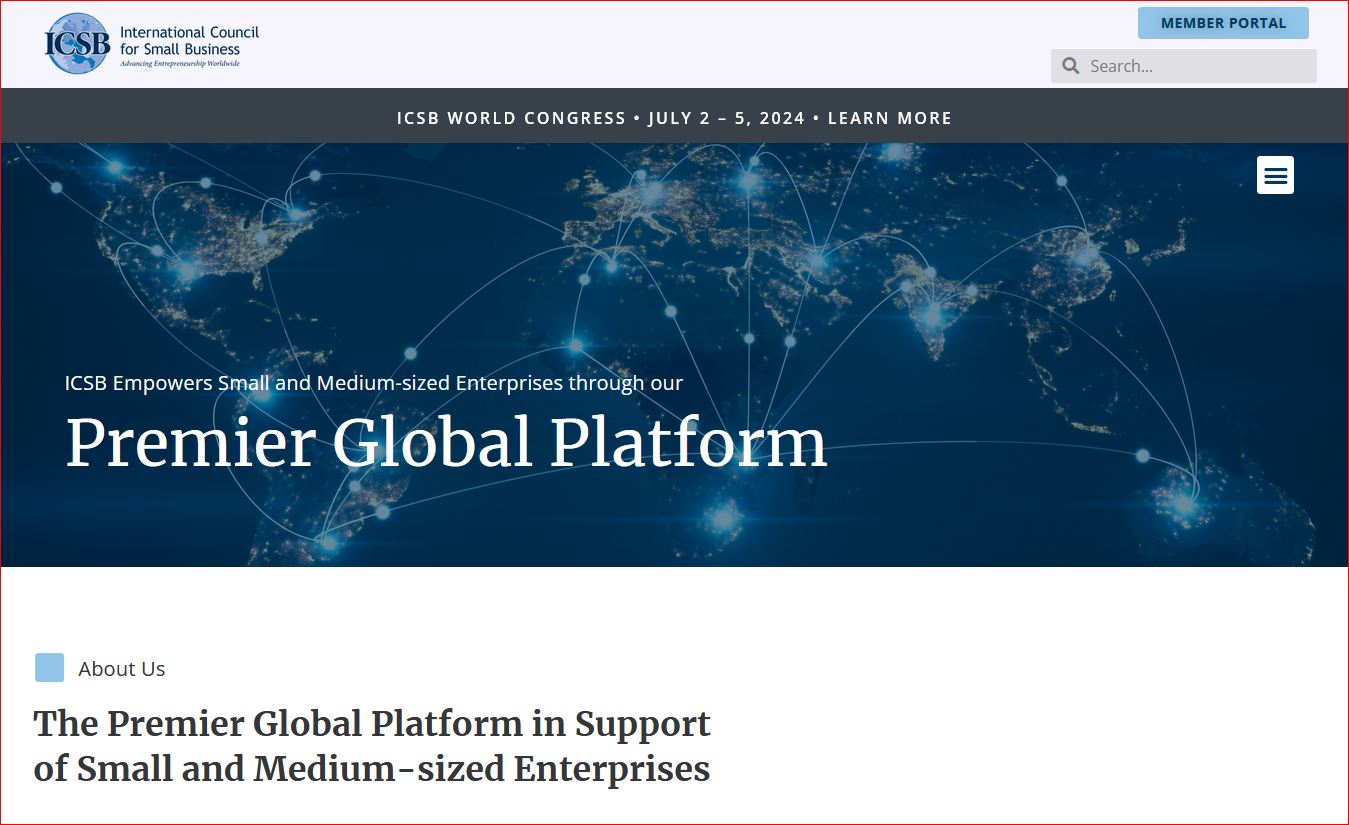 About Us | ICSB | International Council for Small Business