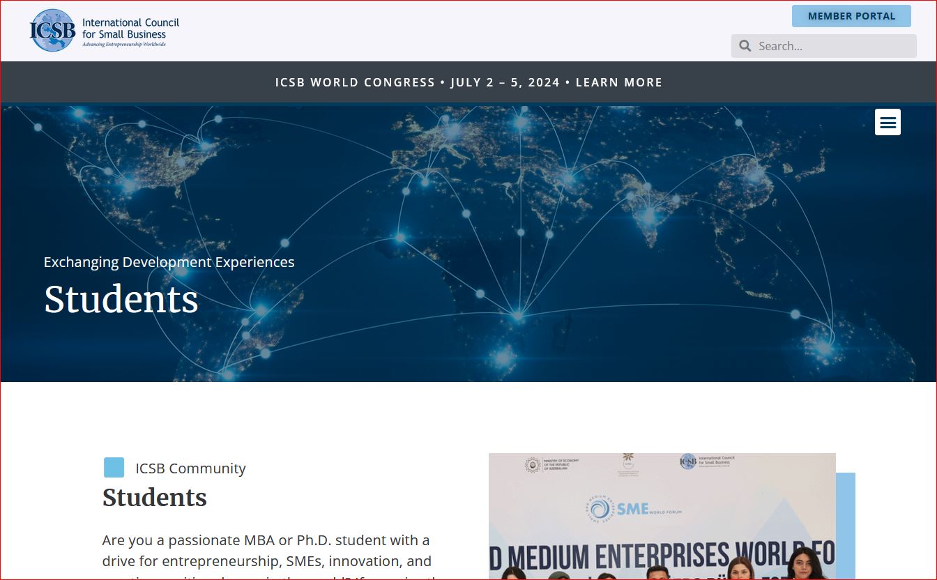 Students | ICSB | International Council for Small Business