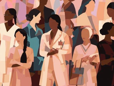 Women In Medicine collage featuring medical professionals for Women's Day 2024